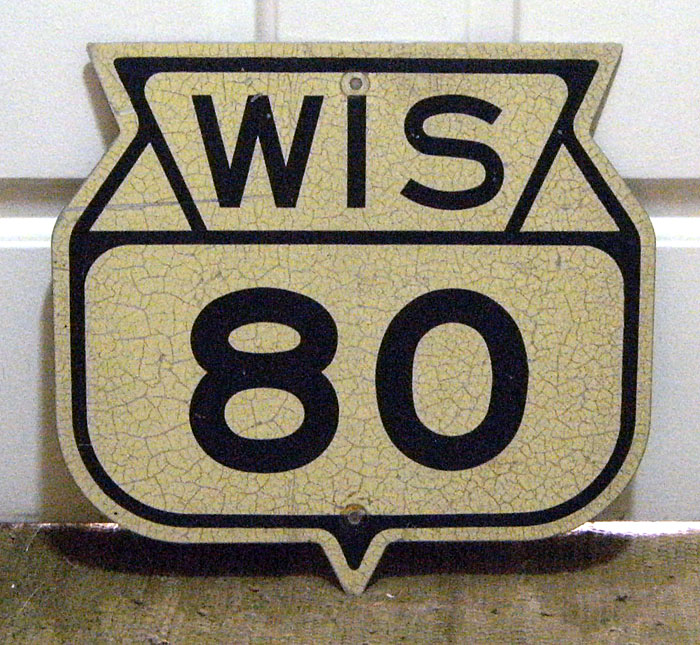 Wisconsin State Highway 80 sign.