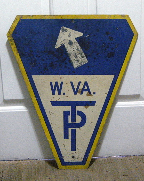 West Virginia West Virginia Turnpike sign.