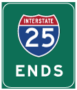 End Interstate 25