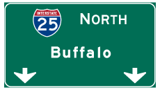 Continue north to Buffalo