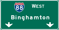 Continue west to Binghamton