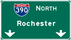 Continue north to Rochester