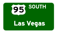Continue south to Las Vegas