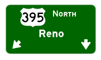 Continue north to Reno