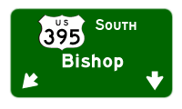 Continue south to Bishop