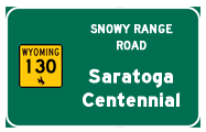 Go to Wyoming 130 Snowy Range Road