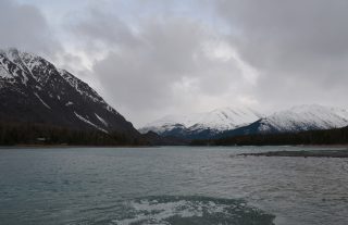 Langille Mountain and Right Mountain along Kenai Lake