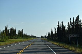SR 1/4 (Richardson Highway) north at Dry Creek State Recreation Site.