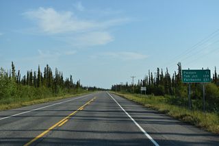 Tok is 136 miles to the northeast where SR 1 meets SR 2 (Alaska Highway). Fairbanks is 245 miles to the north via SR 4 and SR 2 (Alaska Highway).