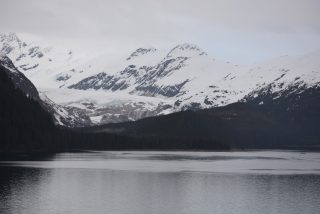 Passage Canal and the Chugach Mountains east from Whittier, Alaska.