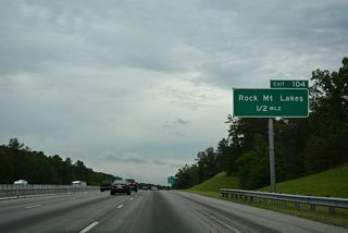 McAshan Drive connects I-59/20 with parallel Rock Mountain Lake Road to the west. South of Mc Ashan Mountain, McAshan Drive links with Old Tuscaloosa County northeast to McCalla.