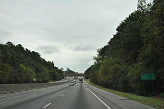 Interstate 20 continues two miles to the next Leeds interchange. Downtown Atlanta is 131 miles away, not 139.