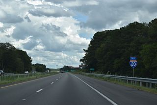 Interstate 20 continues east through Lincoln to the south of the Honda Manufacturing of Alabama plant along parallel U.S. 78.