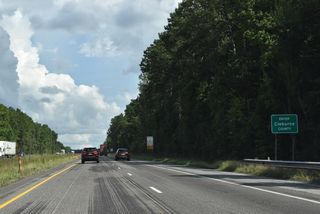 The final 20.96 miles of Interstate 20 in Alabama travel across Cleburne County.