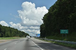 Interstate 20 crosses the Georgia state line east into Haralson County.