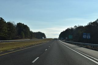 Just east of the Mississippi state line along I-22 is the first set of U.S. 78/SR 4 Corridor X reassurance shields. This style of marker is used throughout the Marion County segment of Interstate 22.