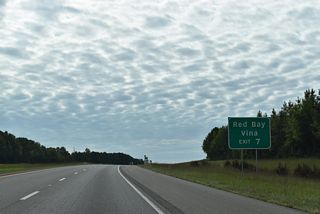 SR 19 ties into SR 74 from just east of Exit 7. The state route leads north 17 miles to the small town of Vina and 24 miles to the city of Red Bay.