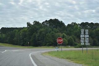 North from Hamilton, U.S. 43 travels to Russellville and Florence. South of Guin, U.S. 43 leads to Fayette and Tuscaloosa.