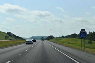 ALDOT recorded 12,720 vehicles per day (vpd) along the easternmost stretch of Interstate 22 through Marion County in 2015.