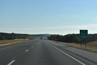 Interstate 22 enters Walker County 38.43 miles east of the Mississippi state line.