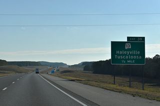 Like SR 17, SR 13 travels nearly the height of the state (336.00 miles) between Mobile and the Tennessee state line north of Florence. Also similar to SR 17 is that SR 13 is a hidden route for U.S. 43 from Mobile to Fayette County and again from Franklin County to Tennessee.