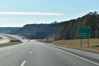 Walker County Route 22 (Cordova Parish Road) leads 3.9 miles west from I-22/U.S. 78 to SR 269 in the town of Parrish.