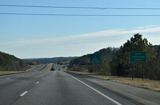 Interstate 22 crosses the Jefferson County line just east of the BNSF Railroad and Reeder Road.