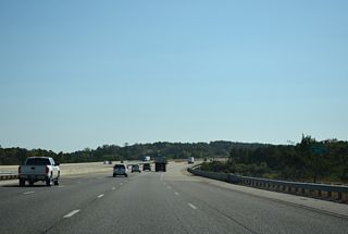 The Joe F. Fuller Bridge along Interstate 22 crosses the Locust Fork of the Black Warrior River.