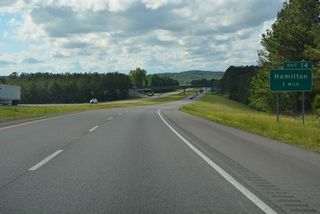 Marion County Route 35 stems 1.24 miles west from U.S. 43/278 in south Hamilton to I-22/U.S. 78 at Exit 14.