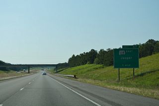 SR 118 follows old U.S. 78 west from SR 69 to the trumpet interchange with I-22/U.S. 78 at Exit 57.