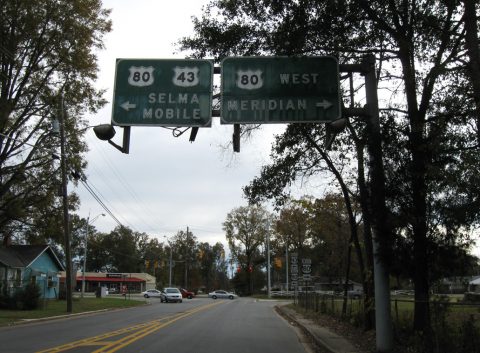 U.S. 43 south at U.S. 80 - Demopolis, AL - 2009