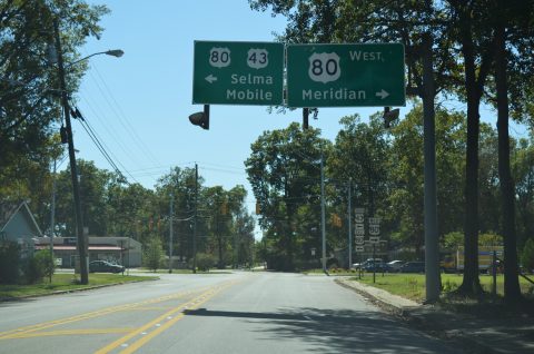 U.S. 43 south at U.S. 80 - Demopolis, AL - 2012