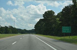 SR 40 constitutes a 21.18 mile long route west from SR 117 to Henagar and SR 35 by Guntersville Lake.