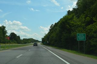 Interstate 59 heads 42.46 miles southwest through Dekalb County.