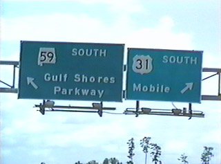 U.S. 31/SR 59 south split in 1999