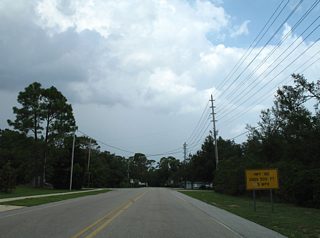 Former end sign for SR 180 along Canal Road at Florida Avenue.