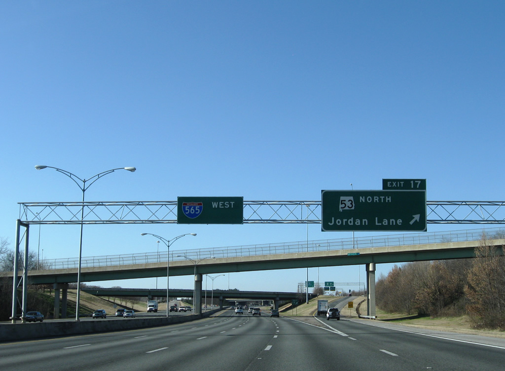 Interstate 565 west - AARoads - Alabama