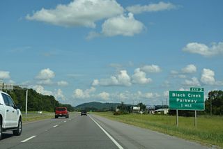 Black Creek Parkway comprises a four lane arterial between 11th Street to the north and Sutton Bridge Road to the south.