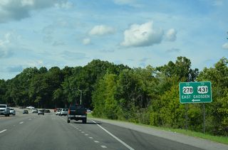 A 0.890 mile long route, SR 291 (George Wallace Drive) links SR 759 with Broad Street and U.S. 278/431 (Meighan Boulevard) via Hood Avenue.