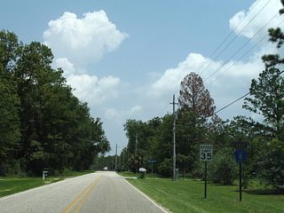 Advancing east along CR 8 after the two lane, divided parkway portion of road concludes at Viola Road.