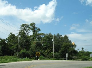 CR 10 (Bon Secour Highway) north defaults onto CR 10 east toward Foley and Gulf Shores.