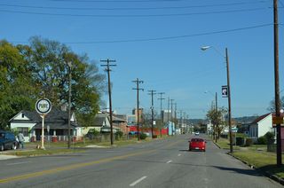 Graymont Avenue east at 5th Street N in the Graymont community east of Legion Field.