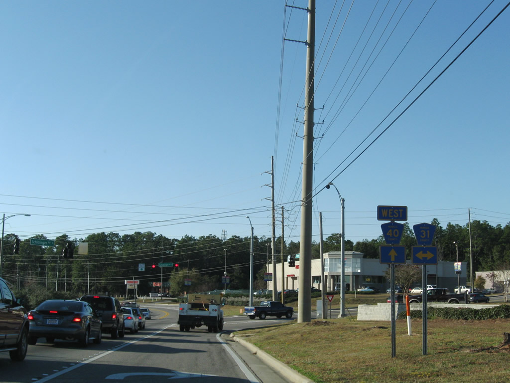 Mobile County Road 40 Cottage Hill Road Aaroads Alabama