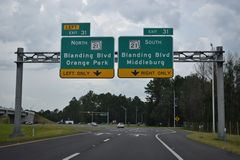 First Coast Expressway south at SR 21 / Blanding Boulevard in 2018 First Coast Expressway south at SR 21 / Blanding Boulevard in 2018