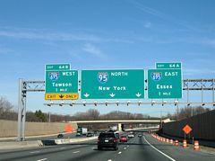 Interstate 95 Maryland - North