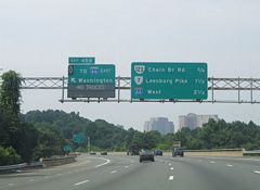 I-495 south at Exit 45 B to SR 267 east