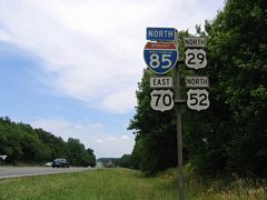 Interstate 85 North Carolina - North