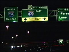 H 35E north ahead of IH 635
