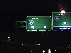 IH 45 north at IH 30