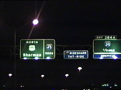IH 45 north at US 75